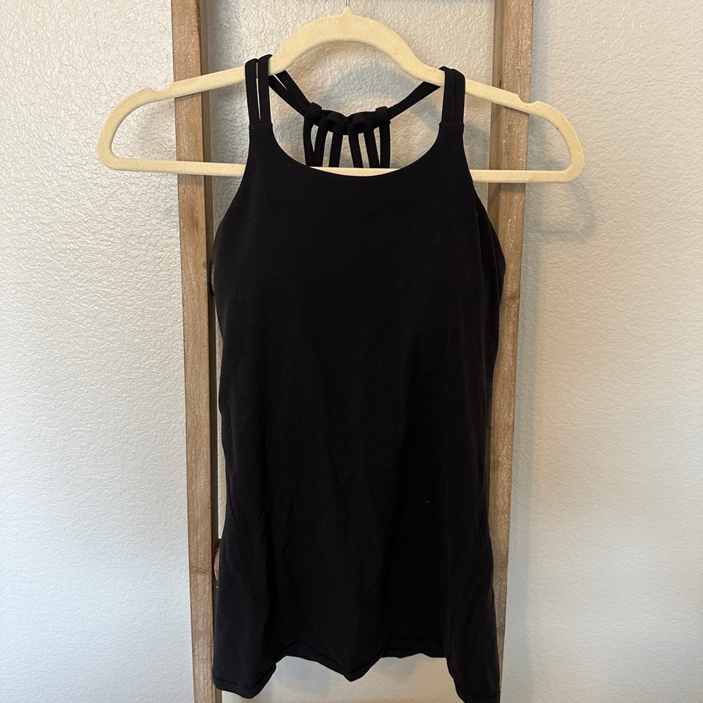 Lululemon High Neck Intricate Back Tank Top